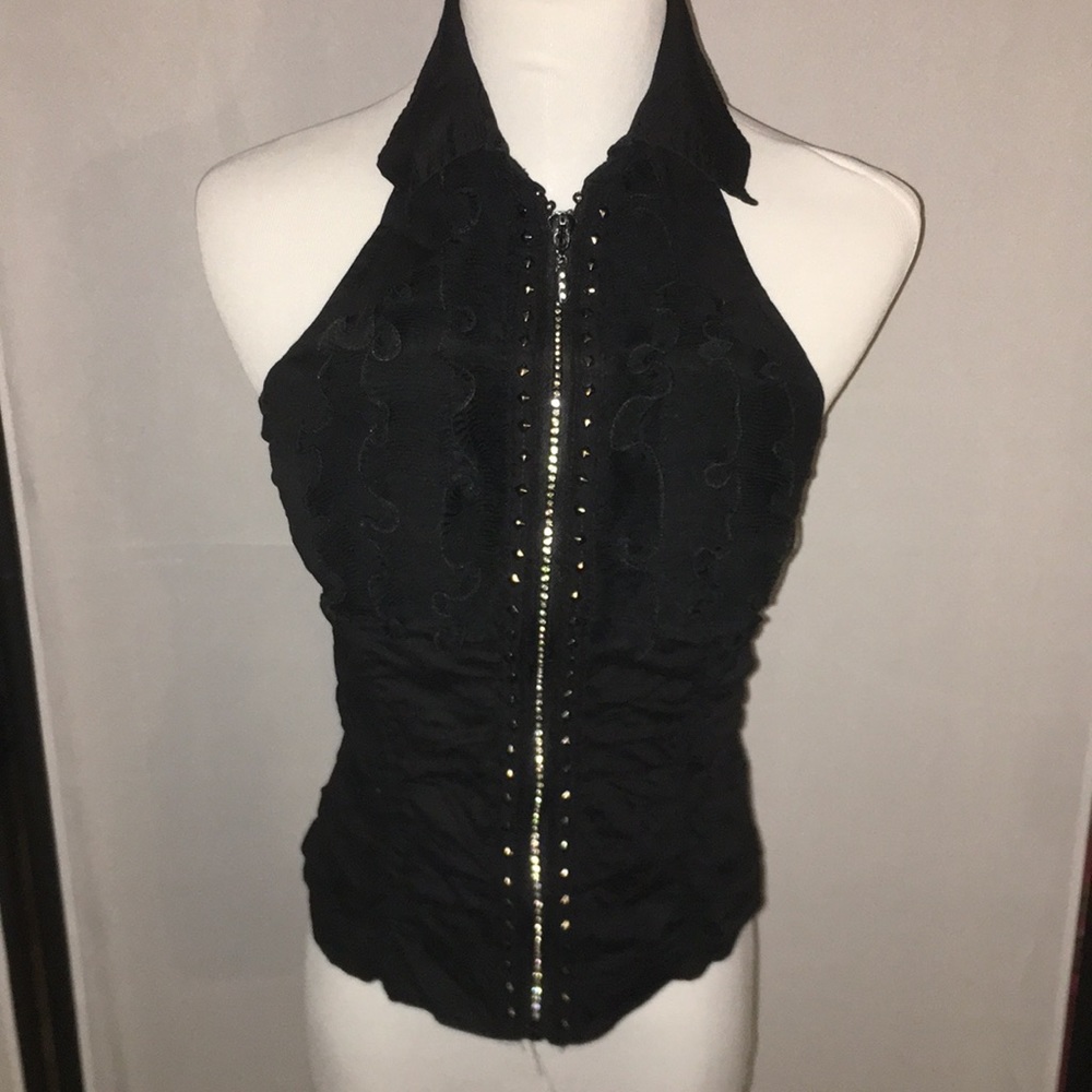 Zipper down Sexy Top